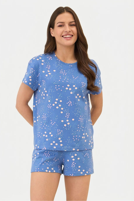 Sweet Dreams Printed Short Set - Cosmic Sky — image 4